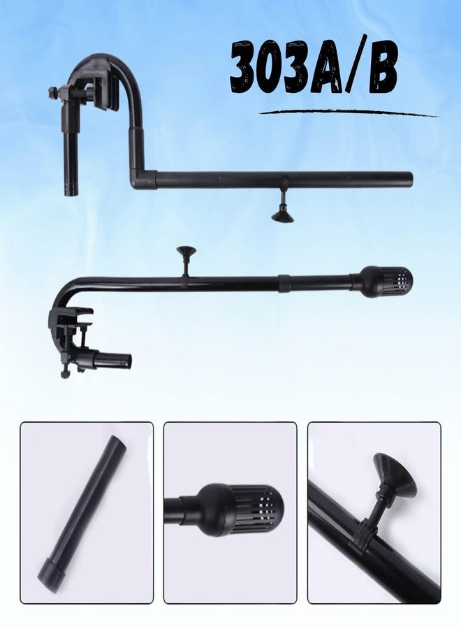 مجموعة أنابيب مدخل ومخرج احتياطية لفلتر VAYINATO Sun-Sun HW-303A/B | ملحقات استبدال فلتر حوض السمك البلاستيكية المتينة لتدفق المياه وتدويرها وصيانتها - Image 2